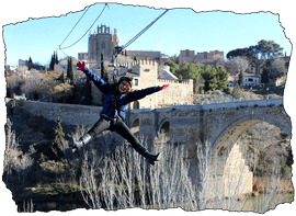 Cañas Tour con Tirolina y Copas Toledo